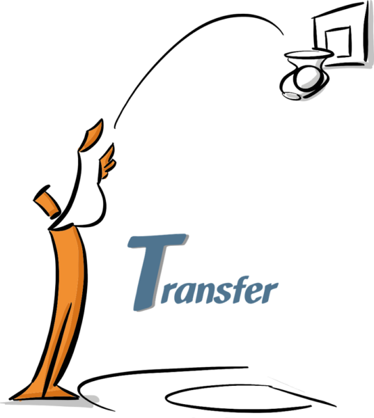Illustration: Transfer vom Training in die Praxis