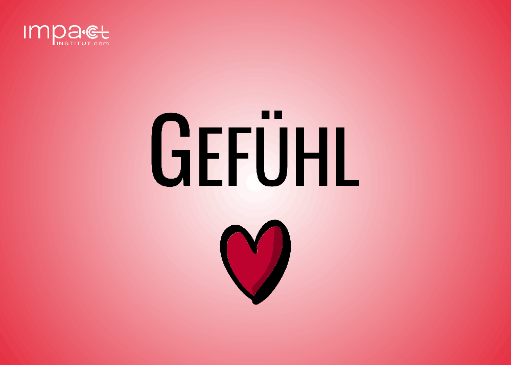 Bodenanker mit der Überschrift Gefühl und einem Herz